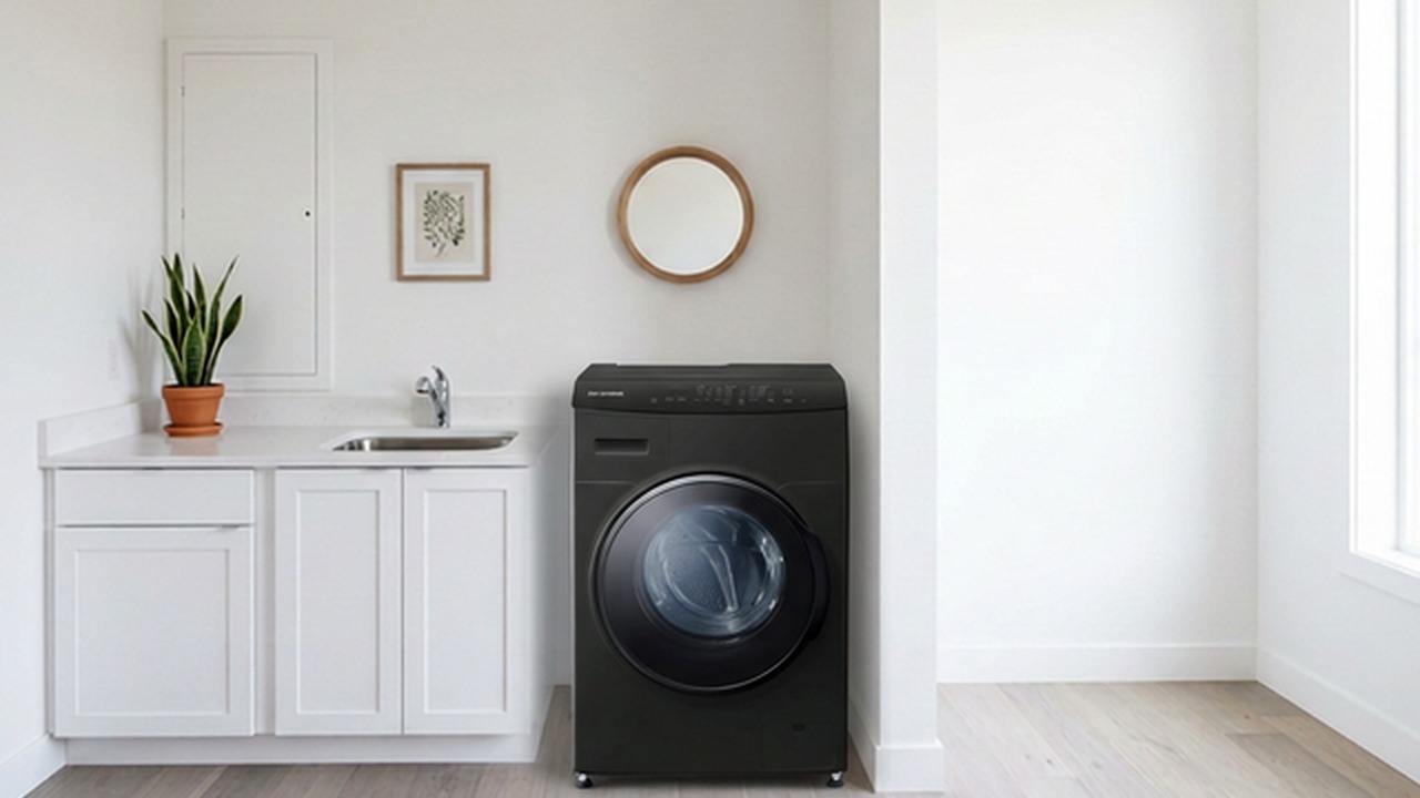 アイリスオーヤマ 8.5kg コンパクトドラム洗濯機 DKC85A1 使用シーン