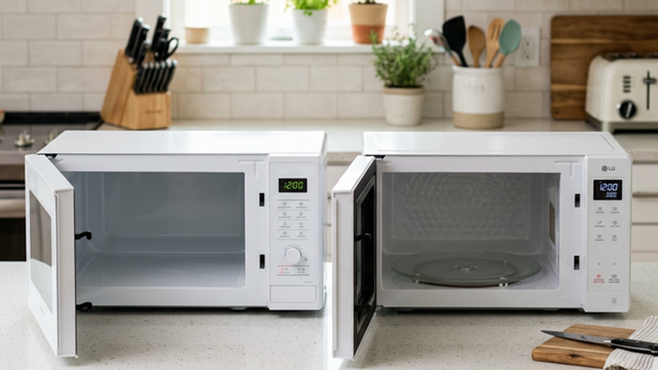 フラット式とターンテーブル式の電子レンジ比較