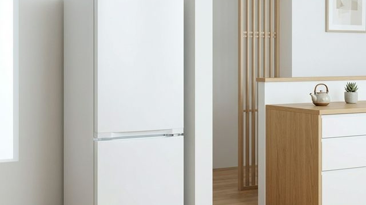 東芝 153L 2ドア冷蔵庫 GR-W15BZ1(W) キッチン設置シーン