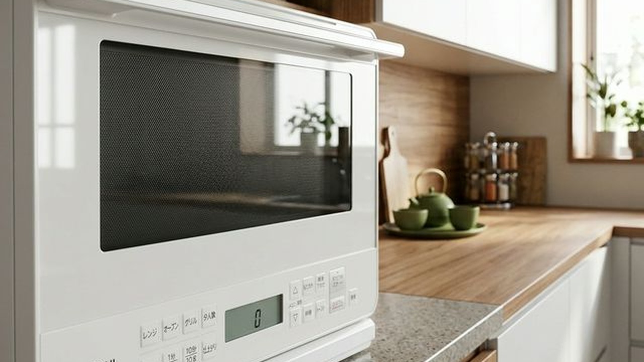 日立 過熱水蒸気オーブンレンジ MRO-S8C キッチン設置シーン