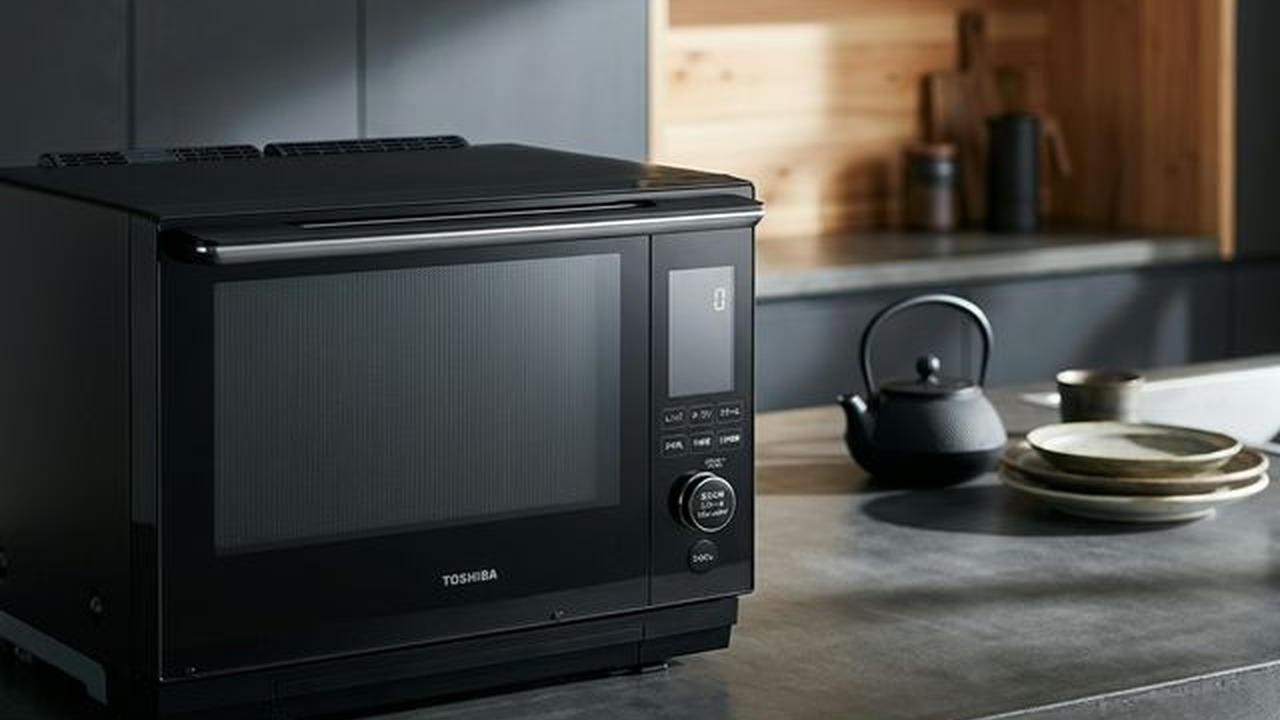 東芝 石窯ドーム ER-YD70 キッチン設置シーン