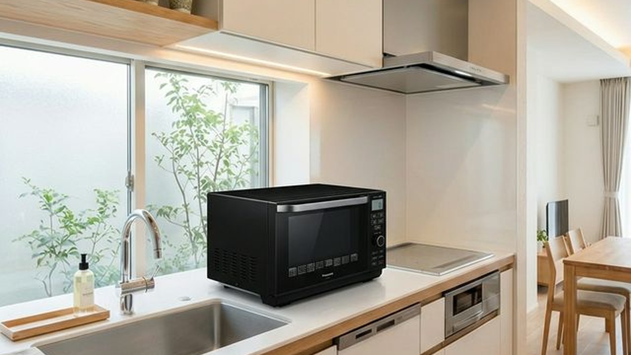 パナソニック オーブンレンジ 26L NE-MS266のキッチンシーン