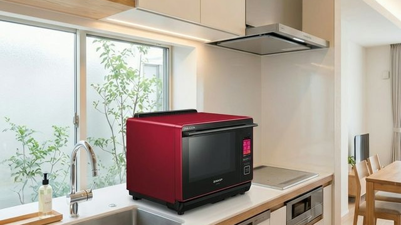 シャープ ウォーターオーブン ヘルシオ AX-XA20のキッチンシーン