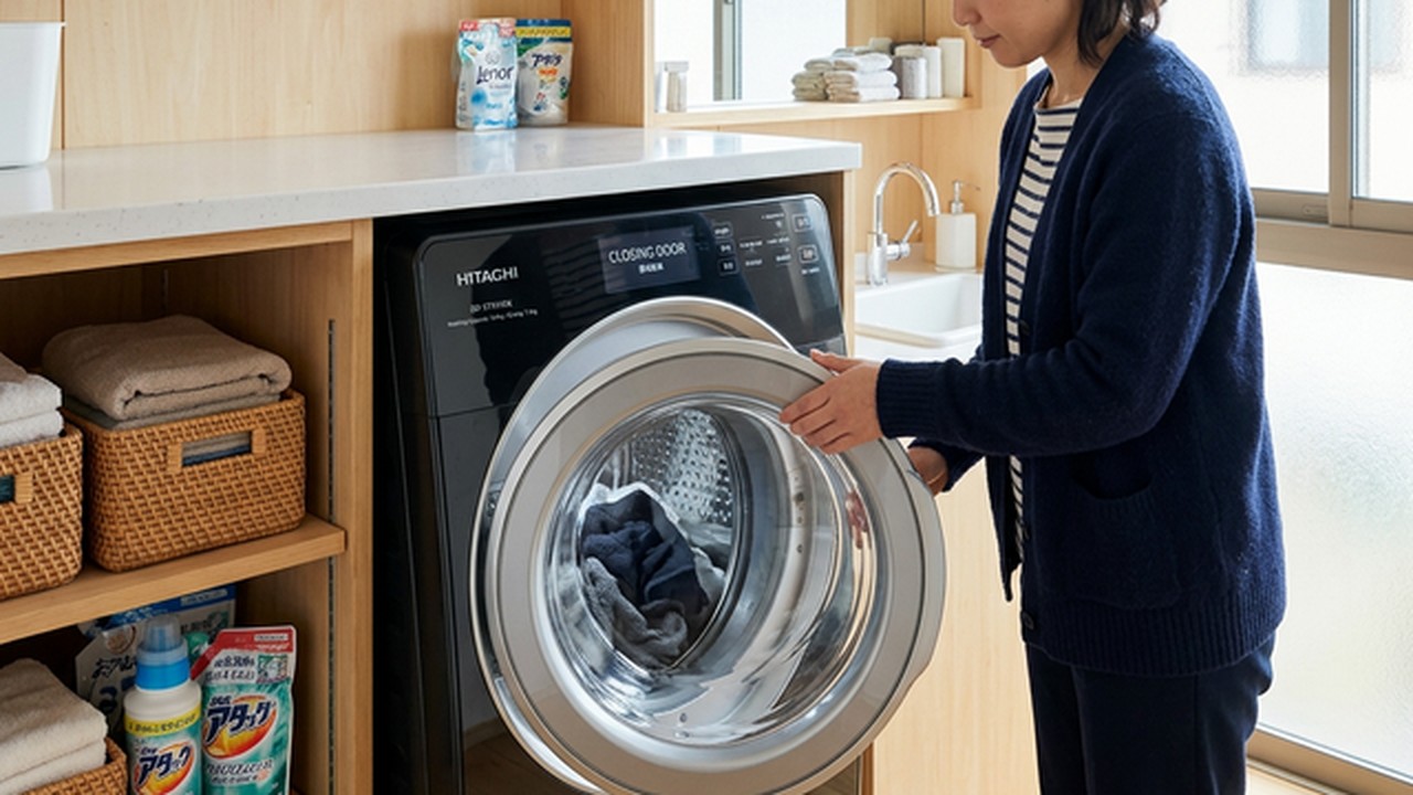 日立 ビッグドラム 13kg ドラム式洗濯乾燥機 BD-STX130K 使用シーン