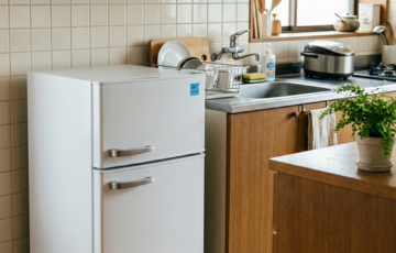 アイリスプラザ 直冷式87L冷蔵庫 PRC-B092D