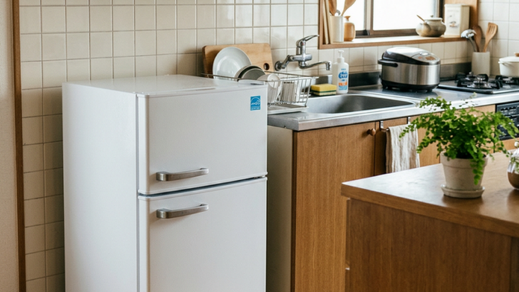 アイリスプラザ 直冷式87L冷蔵庫 PRC-B092D