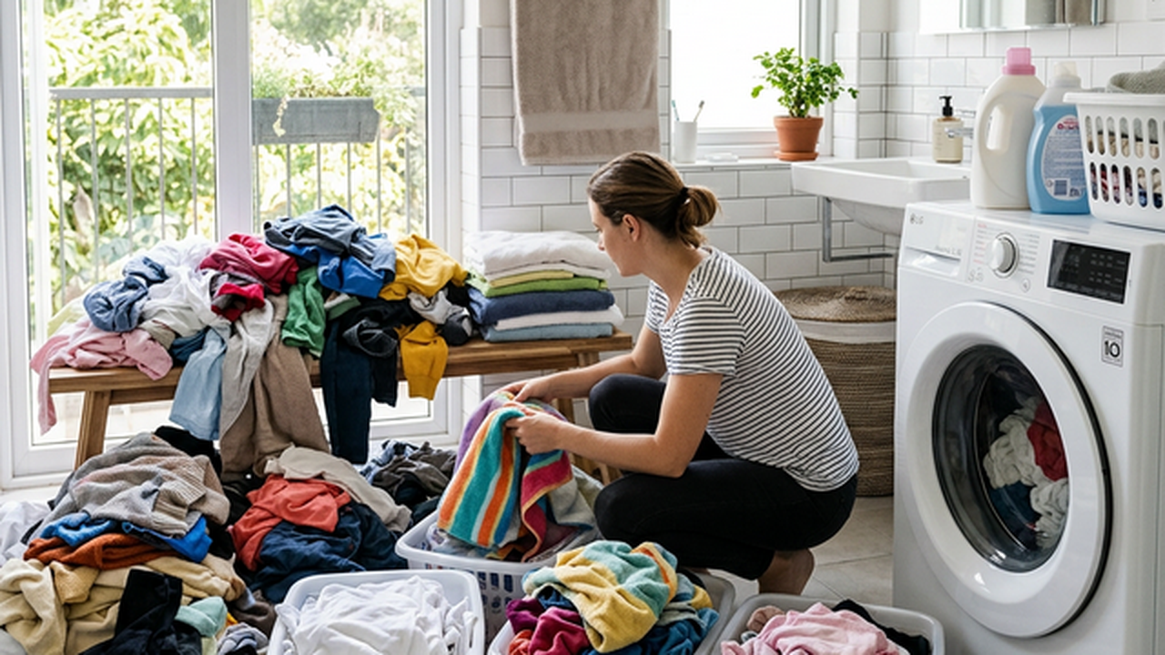 洗濯物と洗濯機の容量選び方